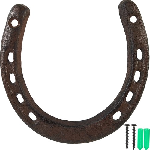 Cast iron horseshoe good luck - cast,
