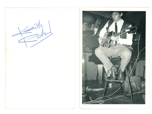 Keith richards signed - keith,