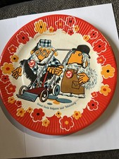 Wombles Rare 1975 Paper Plates