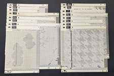 RARE PASSAP KNITTING MACHINE DUOMATIC 80 DECO 40 STITCH PUNCH CARDS  SET 1-10