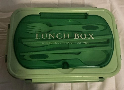 Lunch box avacado green - box,