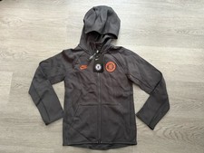 Chelsea FC Tech Fleece Nike Boys Grey Full Zip Hoodie - Size XS - New With Tags