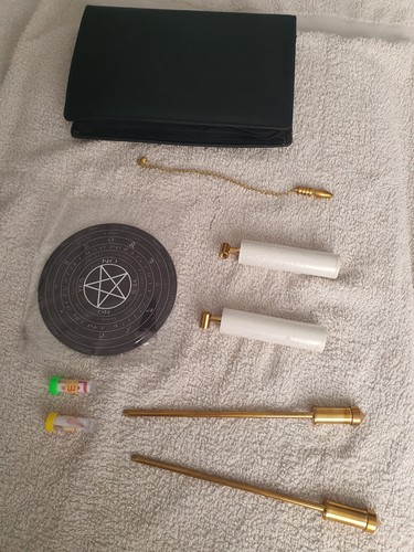 Brass dowsing rods pair - dowsing, |