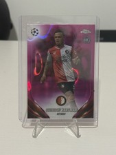 Quilindschy Hartman Pink Refractor Rookie – Topps Chrome 2023-24