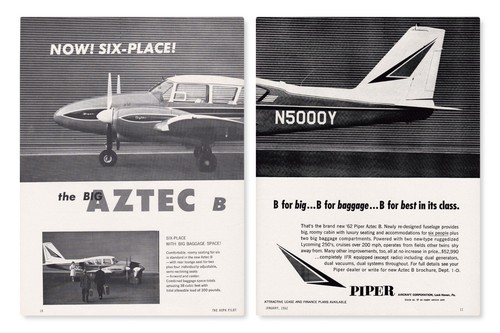 1962 piper aztec aircraft - 1962,