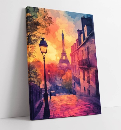 Paris street eiffel - eiffel, pink