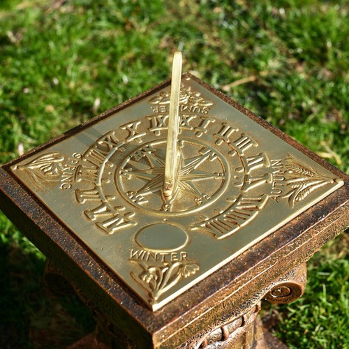 20cm square polished - 20cm, brass