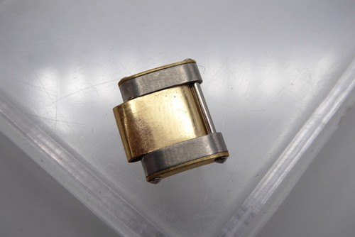 Rolex rivet link two - rolex, tone