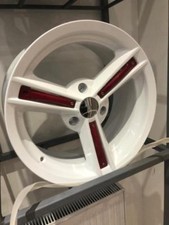 16" 6.5 rear 7.5  3 Spoke