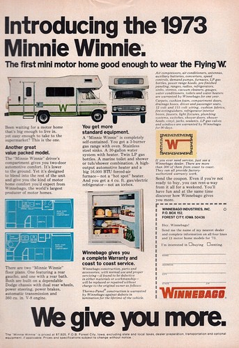 1973 winnebago minnie winnie - 1973,