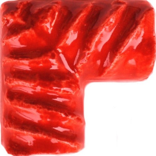 5pcs red talavera clay - talavera, rope
