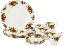 Old Country Roses 12-Piece Dinnerware Set