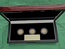 Three Shield Back Gold Half