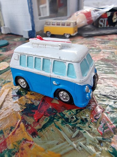 Camper teamsters blue white - teamsters, blue/white