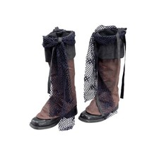 Rubies - Brown Distress Pirate Boot Tops - Adult