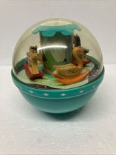 Vintage Fisher Price Roly Poly Chime Ball Baby Toy