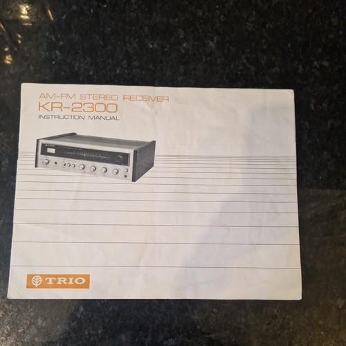 Trio 2300 vintage - trio, kr-2300