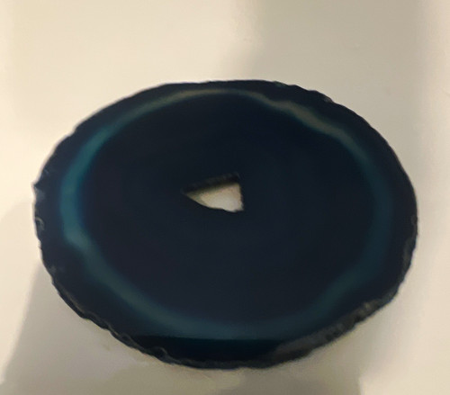 Natural agate polished slice - natural,