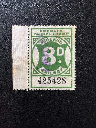 Midland railway prepaid - gb, 8d