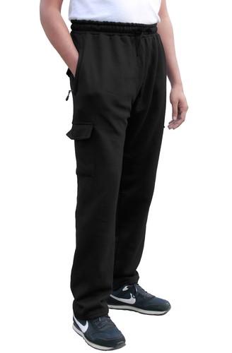Mens plain fleece jogging - mens,