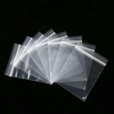 100 Clear Small Plastic Bags