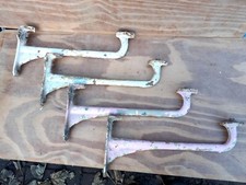Rare Set Of 12"-13" 4 Belfast Belgium Sink Brackets Set Matching 4 Vintage set 4