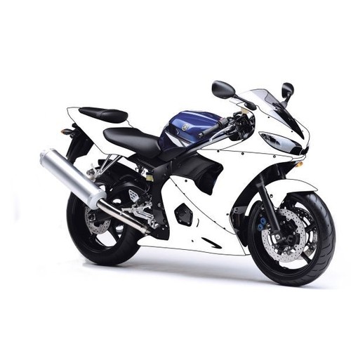 Unpainted full fairing kit - full, 19