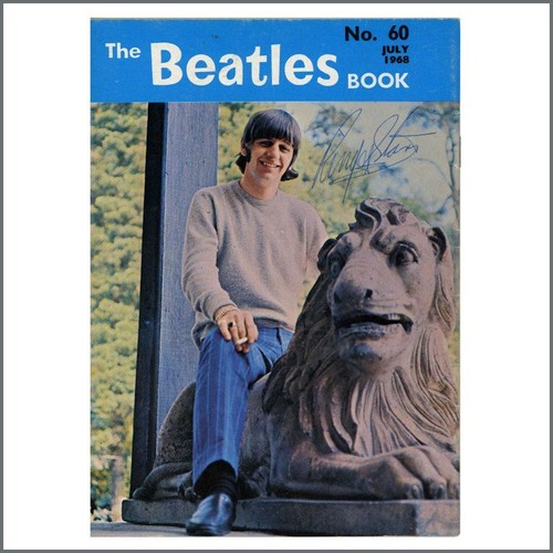 Ringo starr 1968 autographed - starr,