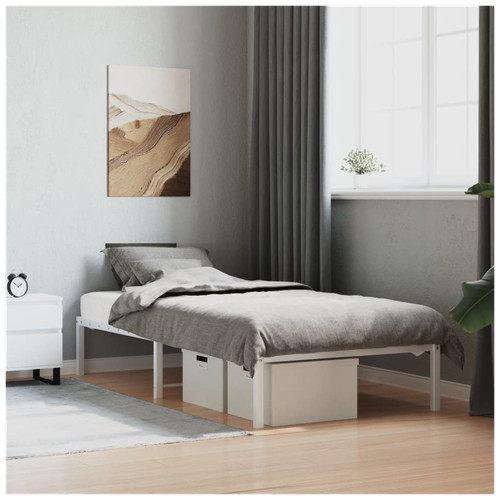 Bed frame white - bed, 90x190cm