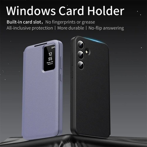 Smart view wallet case - case, for