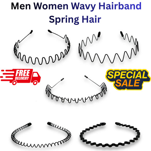 Black metal sports - metal, hairband