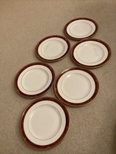 Spode Bordeaux Plates 21cm 6