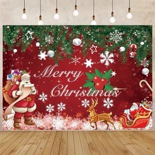 Christmas Backdrop Banner