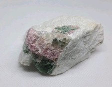 Pink Tourmaline in Quartz Matrix | Genuine Healing Crystal Heart Chakra 192.88 g