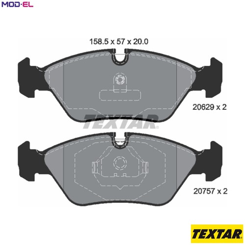 Brake pad set disc - brake,