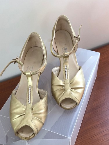 Ladies gold ballroom - , shoes