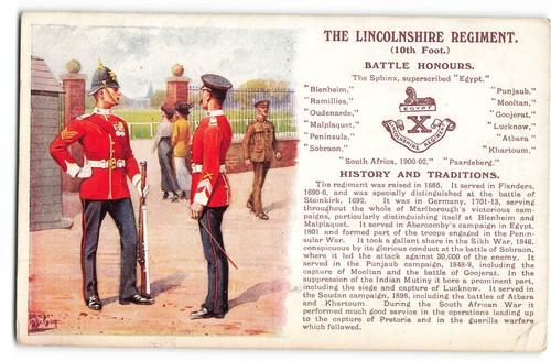 Lincolnshire regiment 10ft - lincolnshire,