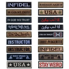 Tactical Military Embroidered