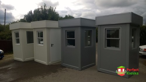 Security kiosks car park - kiosks,car,