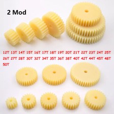 2 Mod 12-50 Teeth Spur Gears