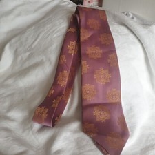 Vtg 70s Kipper Tie Pink Orange