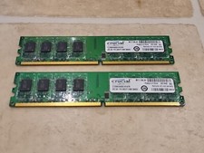 2x Crucial CT25664AA800 (2 GB, PC2-6400 (DDR2-800), DDR2 RAM, 800 MHz, DIMM
