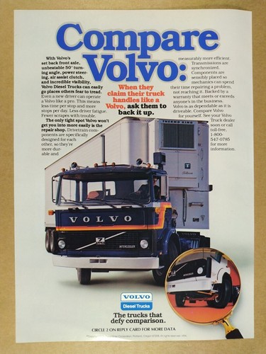 1981 volvo truck vintage - volvo,