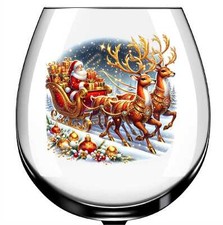 x12 Christmas Reindeer Santa