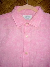 Pink Cotton Linen Floral