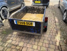 Car Trailer, aluminium with heavy duty draw bar