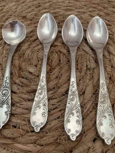 Vintage silver plated spoon - vintage,