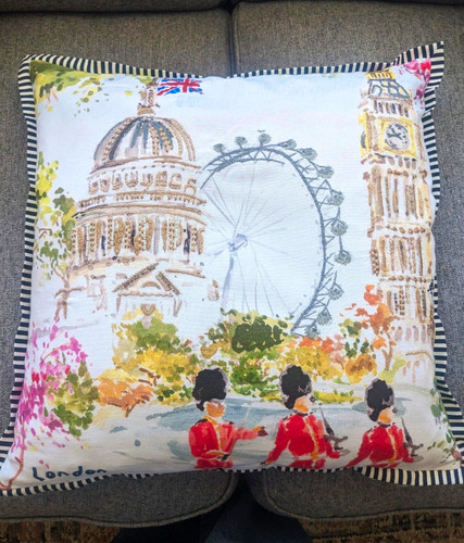 London landmarks cushion cover - london,