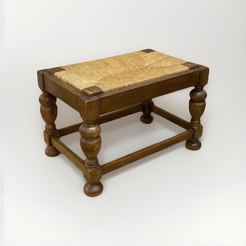 Arts and crafts oak - and, stool