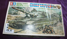 Tamiya 46 Ton Chieftain Tank 1:25 scale model kit DT108. Motorised.